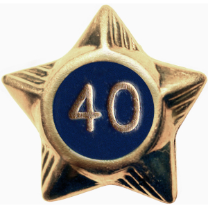 Service Star - 40 Years